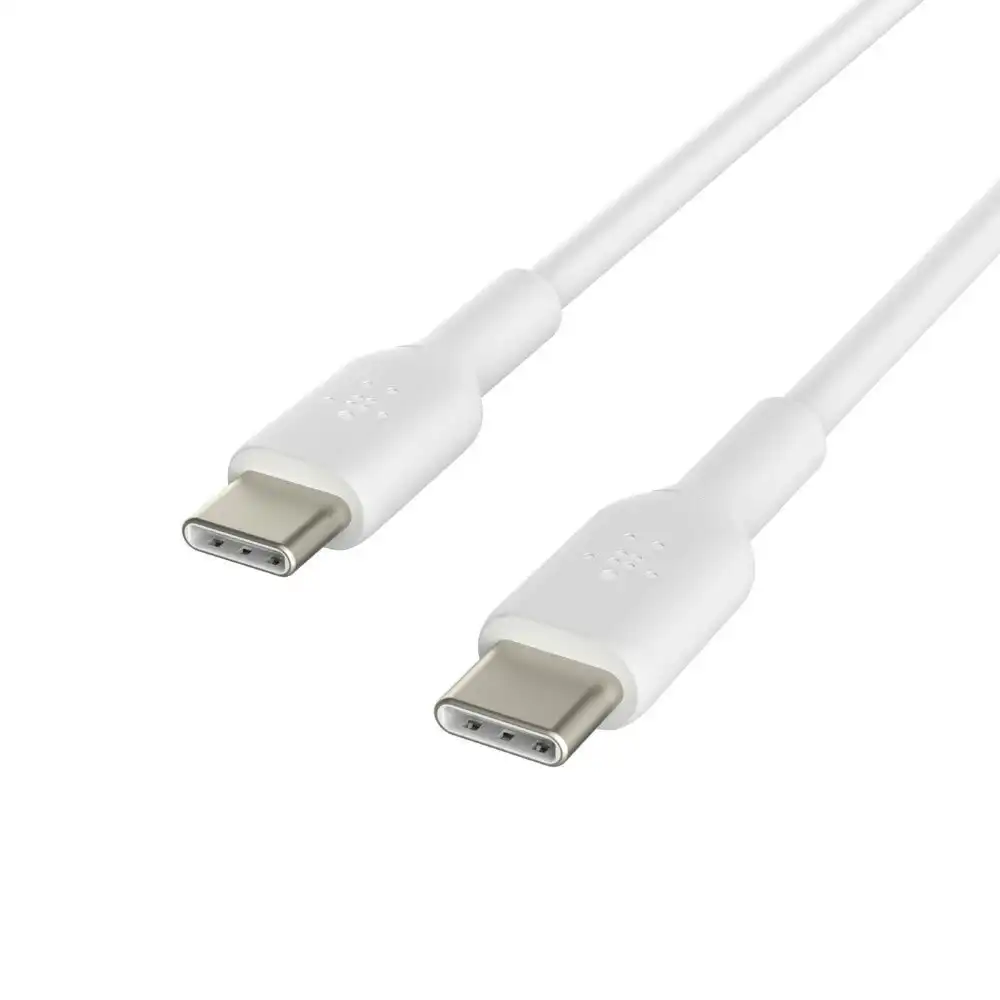 Belkin 2M USB-C to USB-C Data Charging Cable for HTC/LG/Samsung S9/S10 White