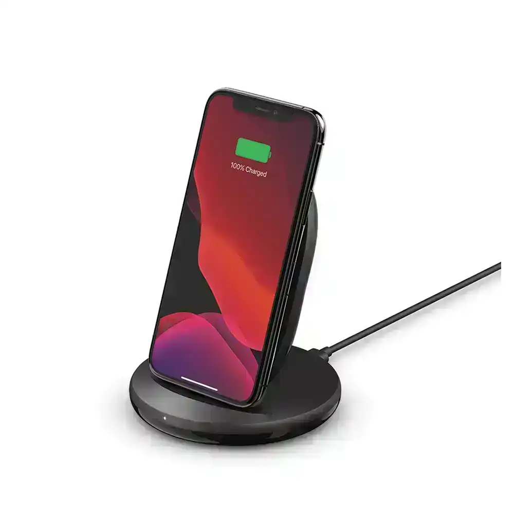 Belkin BoostCharge Universal Qi Wireless 15W Charging Stand for Phones Black