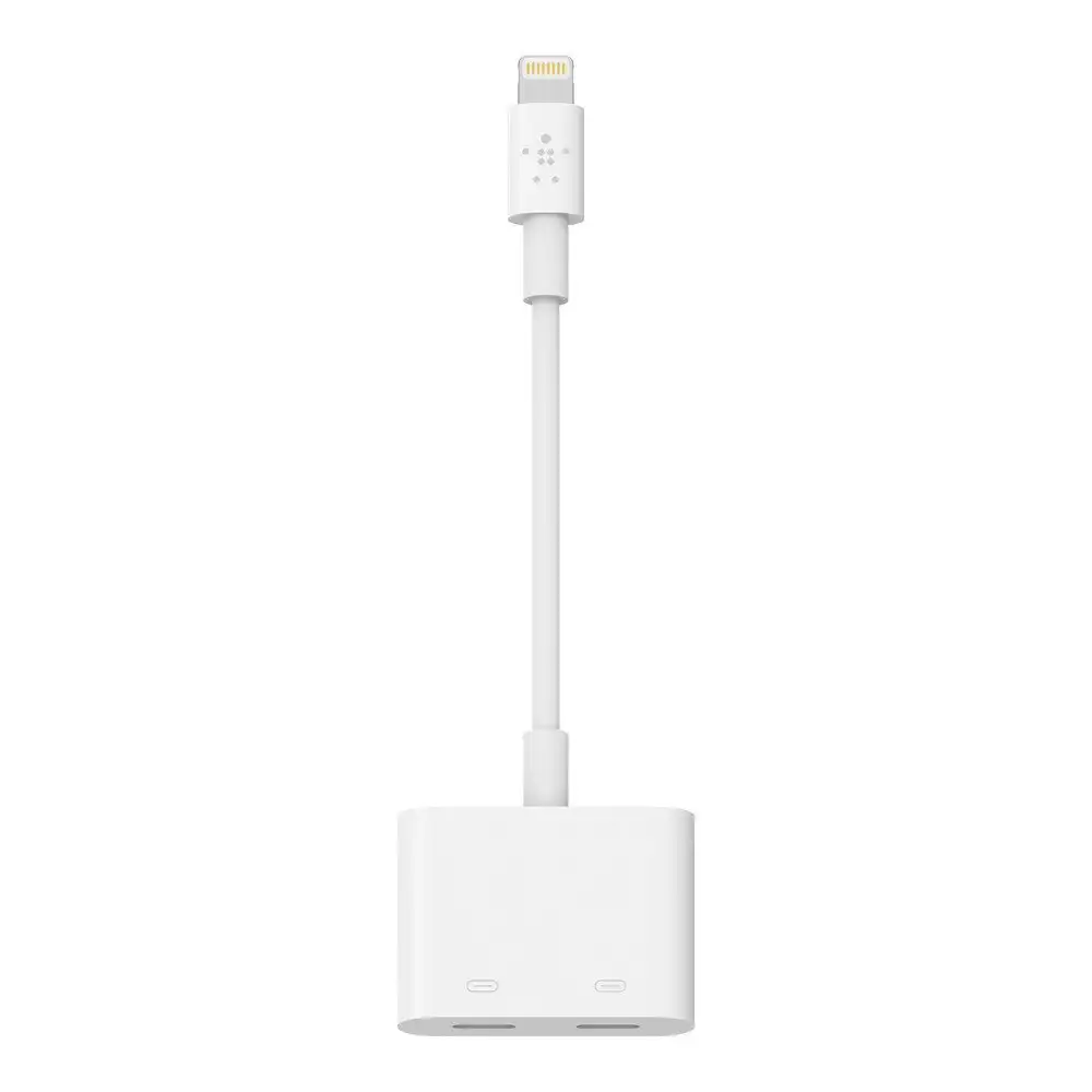 Belkin Lightning MFI-Certified Audio + Charge RockStar USB Charger For iPhone WH