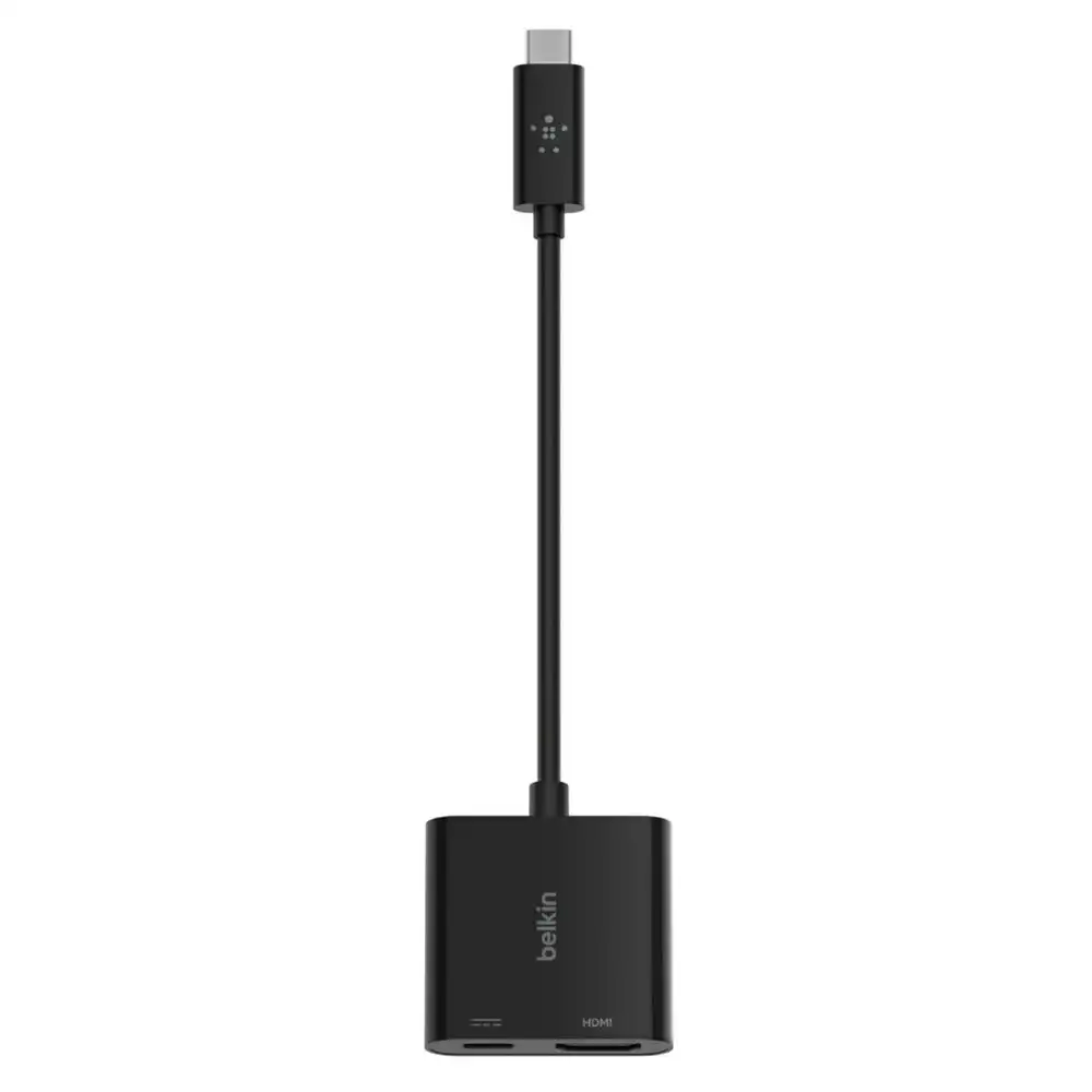Belkin Universal USB-C to 2K/4K HDMI Port Portable HUB w/ 60W Charge Adapter BK