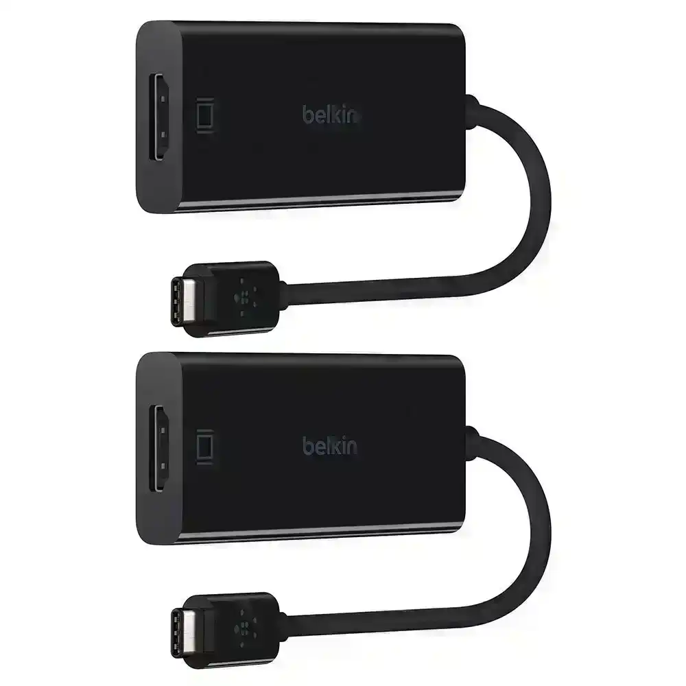 2PK Belkin 4K USB-C to HDMI Data Charging Cable Hub Cord Port Adapter MacBook
