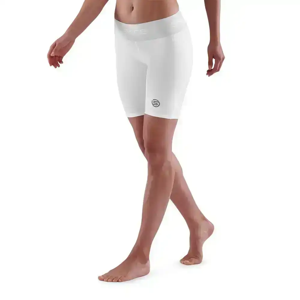Skins Compression Series 1 Women's XS Half Tights Activewear/Training/Gym White