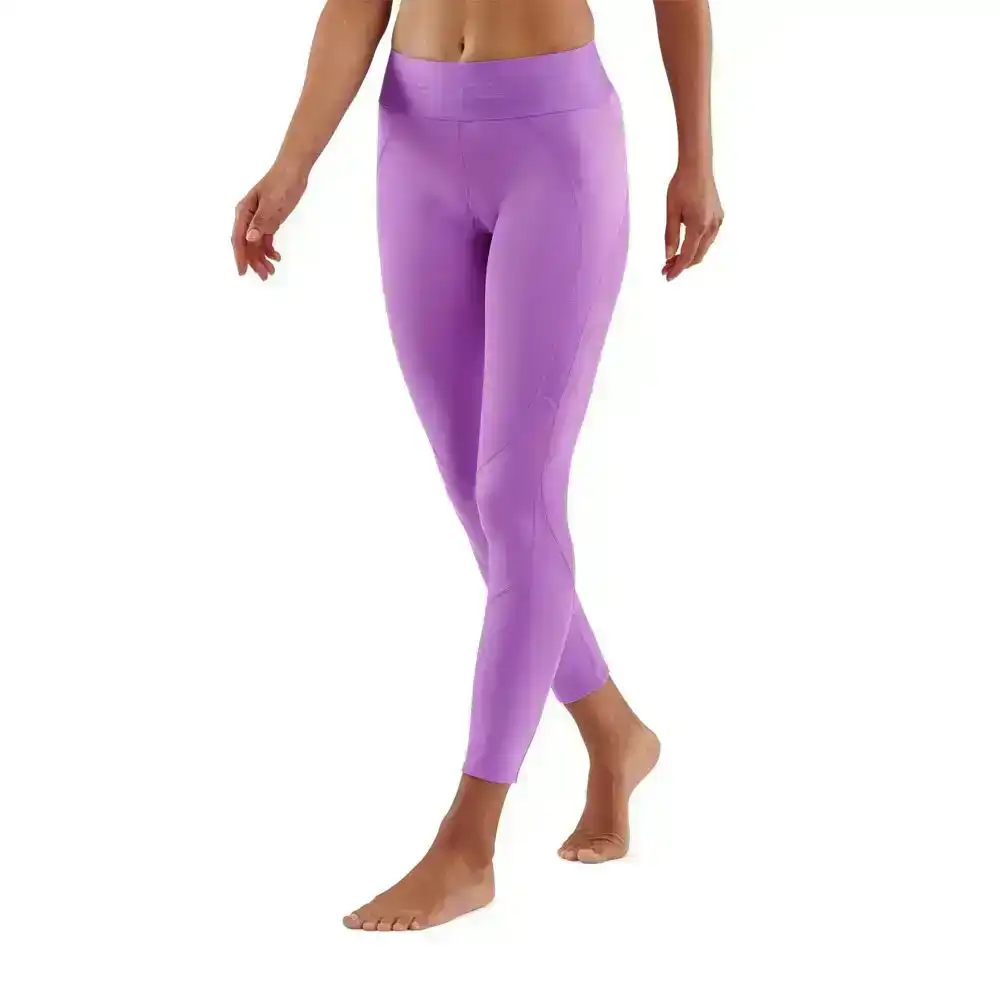 Skins Compression Series 3 Women's XL 7/8 Long Tights Activewear Iris Orchid