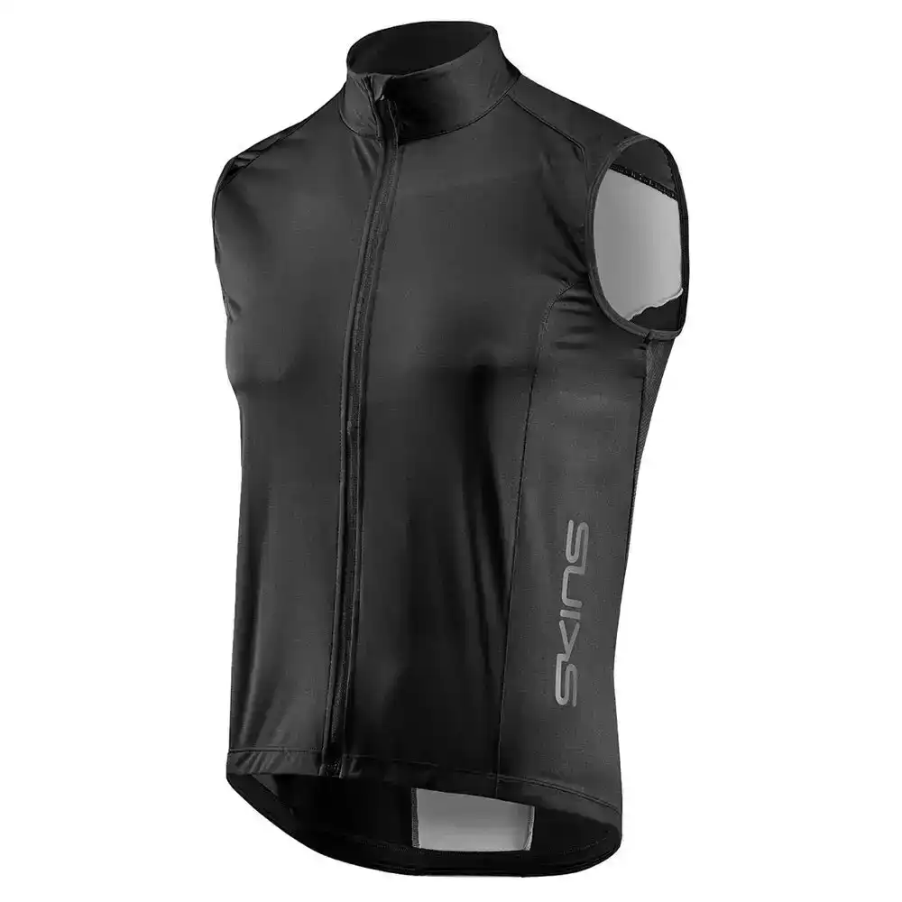 Skins Cycle/Cycling Men's Lightweight/Packable XL Windproof Vest Graphite/Black