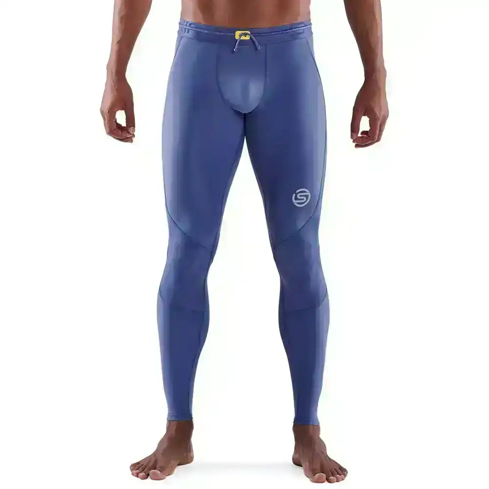 Skins Compression Series 3 Mens M Long Tights Sport Activewear/Gym/Training Blue