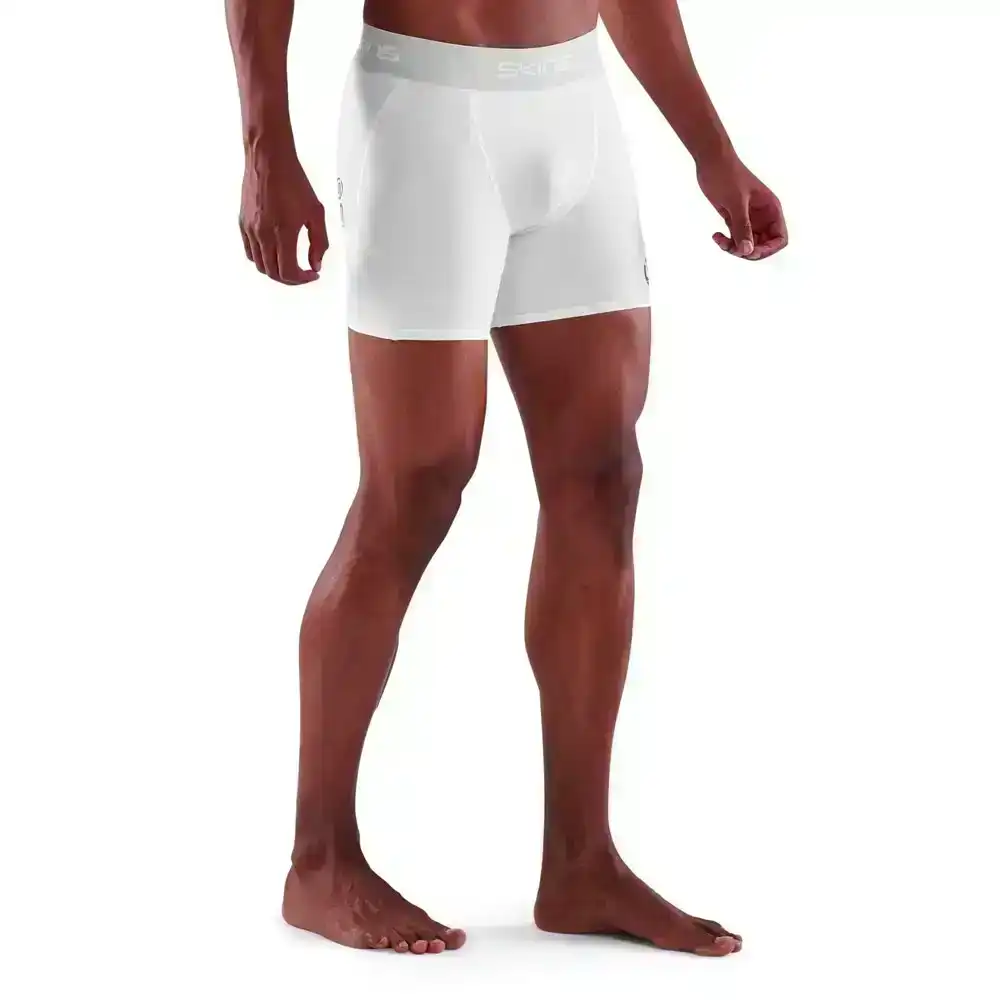 Skins Compression Series-1 Men XXL Shorts White Sportswear/Gym/Fitness/Sports