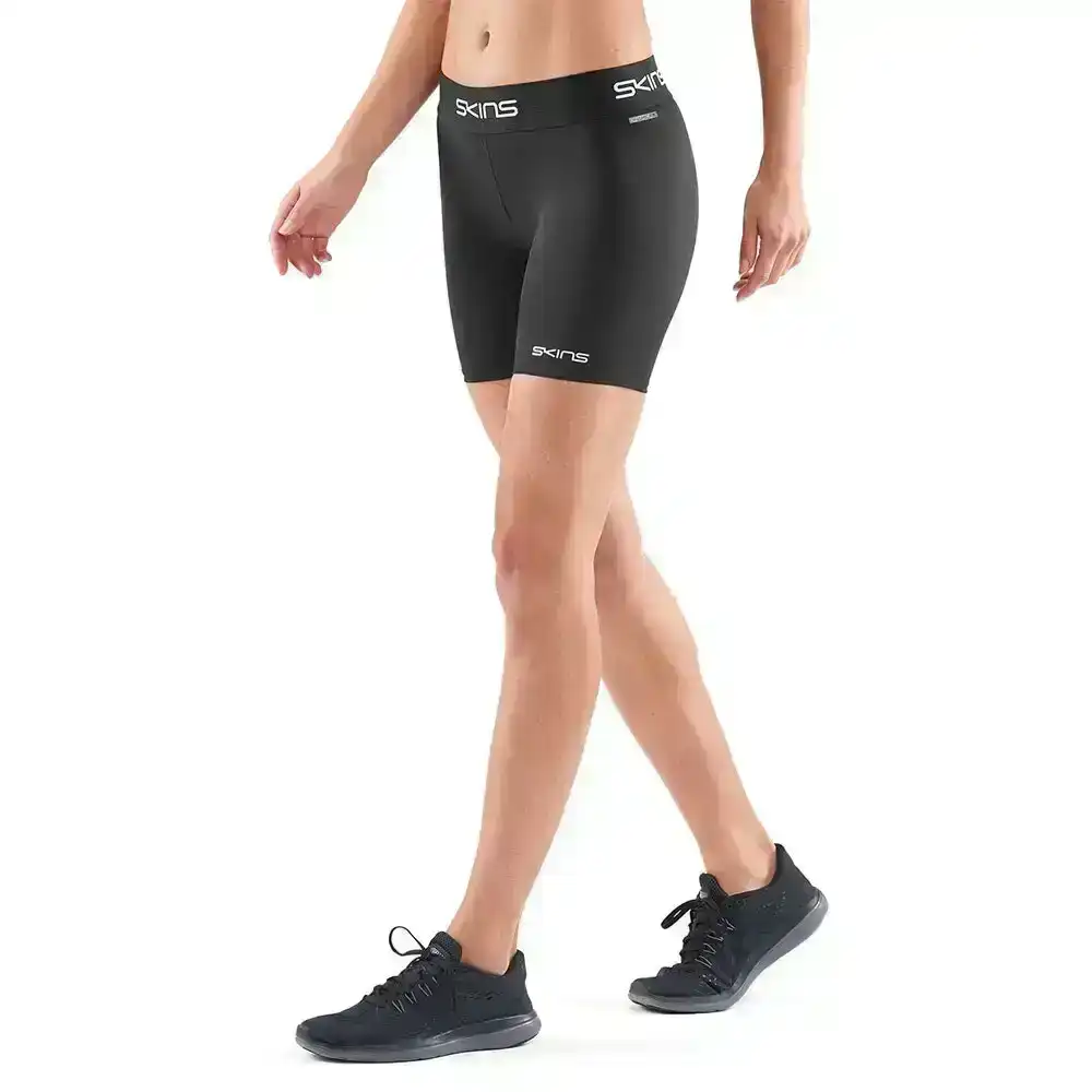 Skins Compression XS DNAmic Force Womens Half Tights Sports Activewear/Gym Black