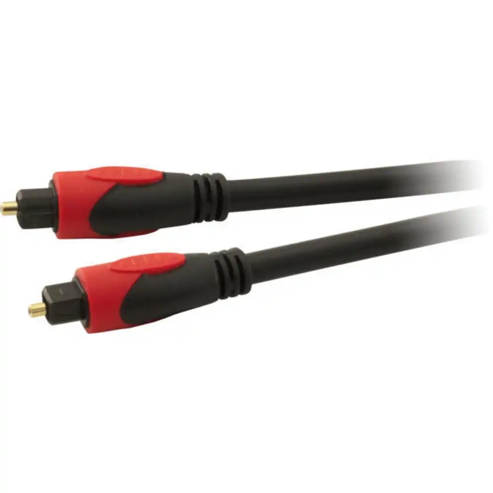 Pro2 LA0473 3M 6mm Toslink Optical Fibre Lead Cable for TV & Digital audio