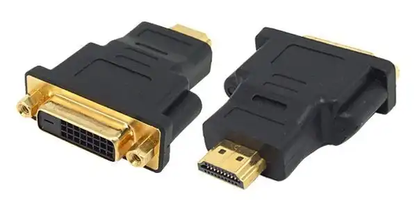 8Ware DVI-D Female to HDMI Male Adapter/Converter Connector For PC/Laptop Black