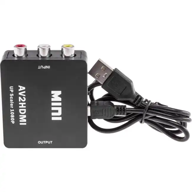 Pro2 Mini Passive Analogue Composite to Digital HDMI Converter 1080p Upscaler
