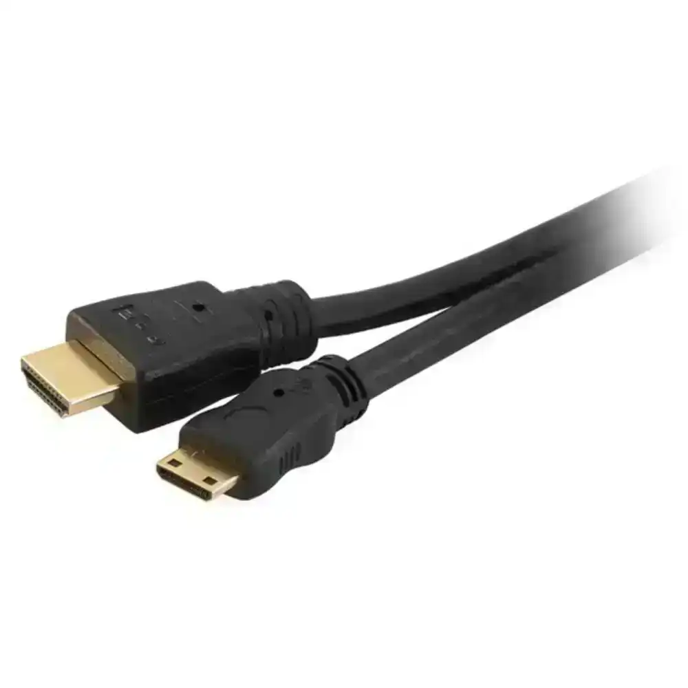 Pro2 2m Male HDMI to Mini HDMI Cable 24K Gold Plated Connector HD 3D/1080P/4K