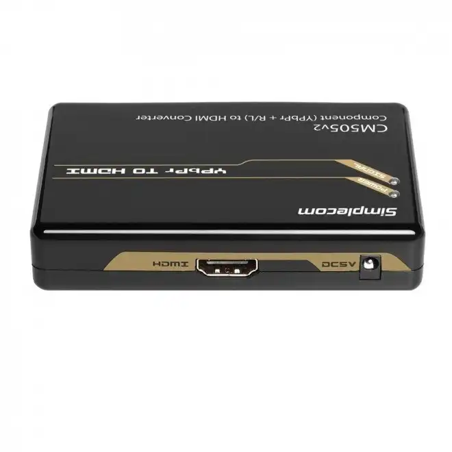Simplecom CM505v2 Female Component to Male HDMI Converter Full HD 1080p Adapter