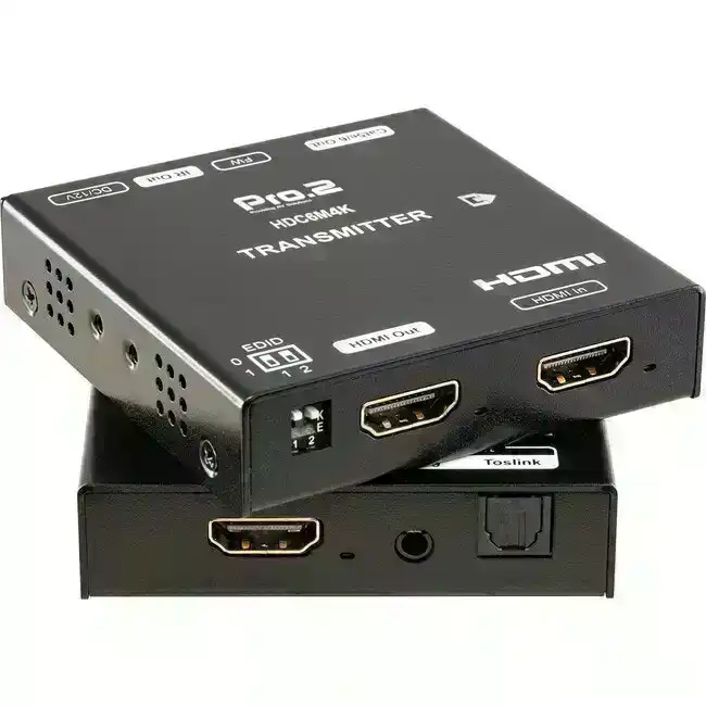 Pro2 70M 4K HDCP Dolby EDID Transmitter & Receiver HDMI Over CAT6 Extender 18G