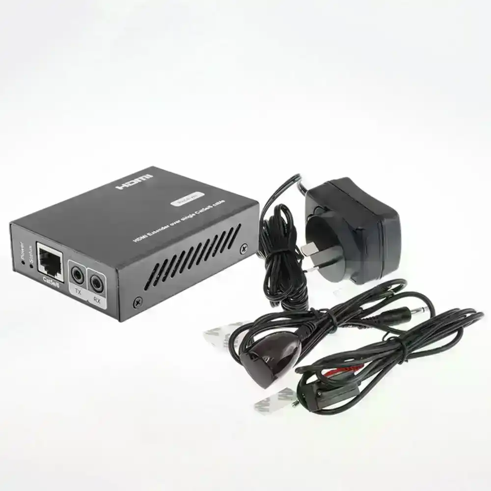 Pro2 HDMI Splitter over Cat5 AV Receiver only w IR/Emitter for Blu-ray/DVD HD 3D