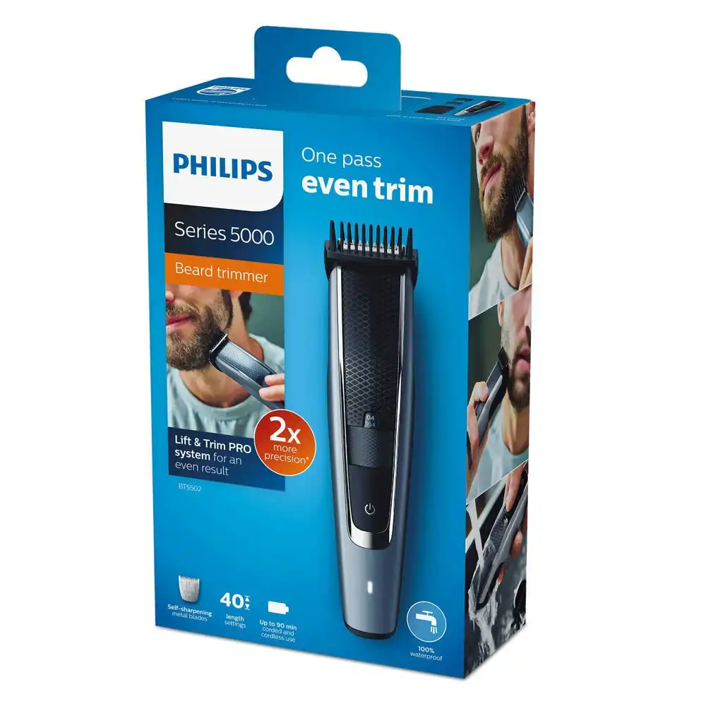 Philips S 5000 BT5502/15 Beard Trimmer Corded/Cordless Hair Clipper Grooming Set