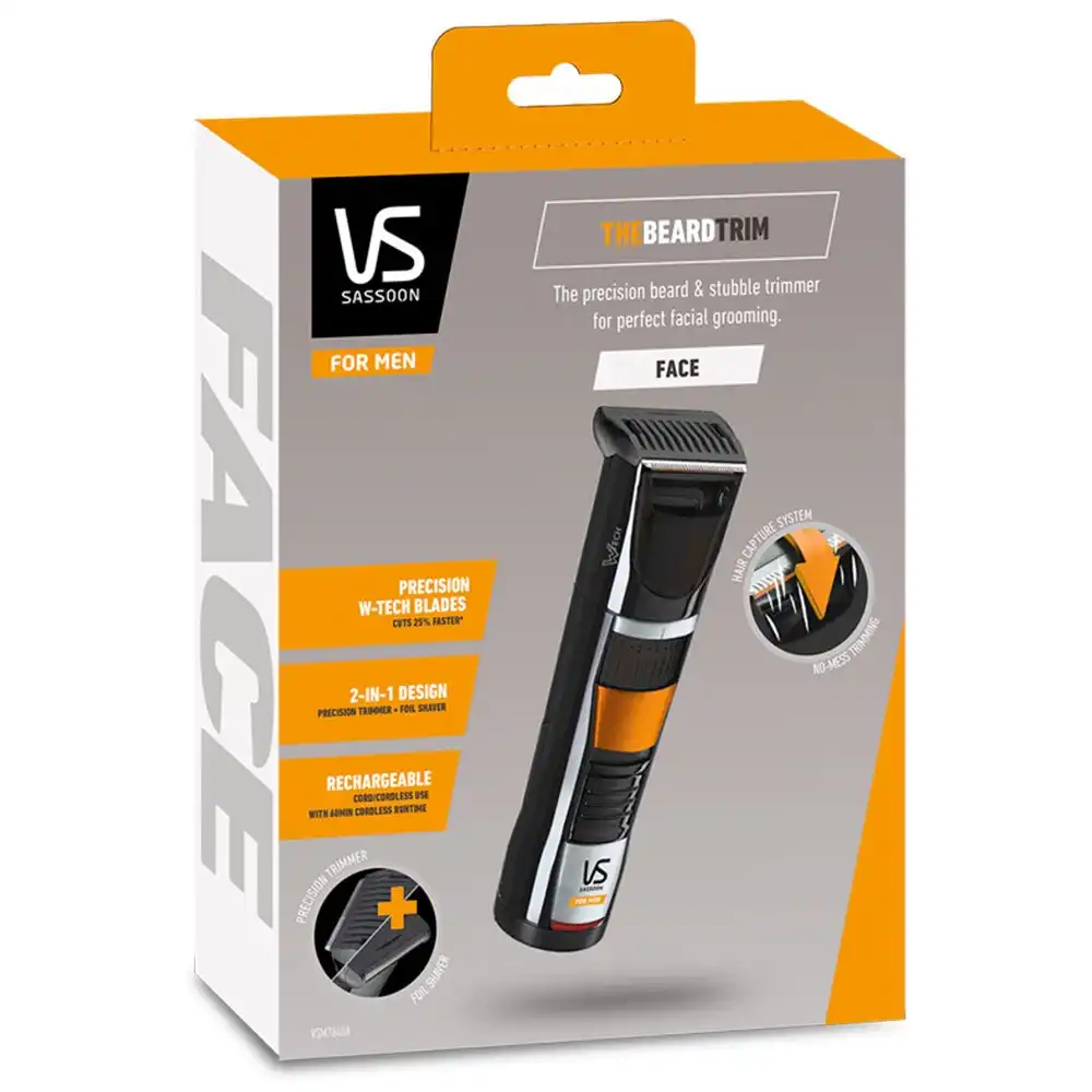 VS Sassoon VSM7840A The Beard Trim Cordless/Rechargeable Facial Hair Trimmer
