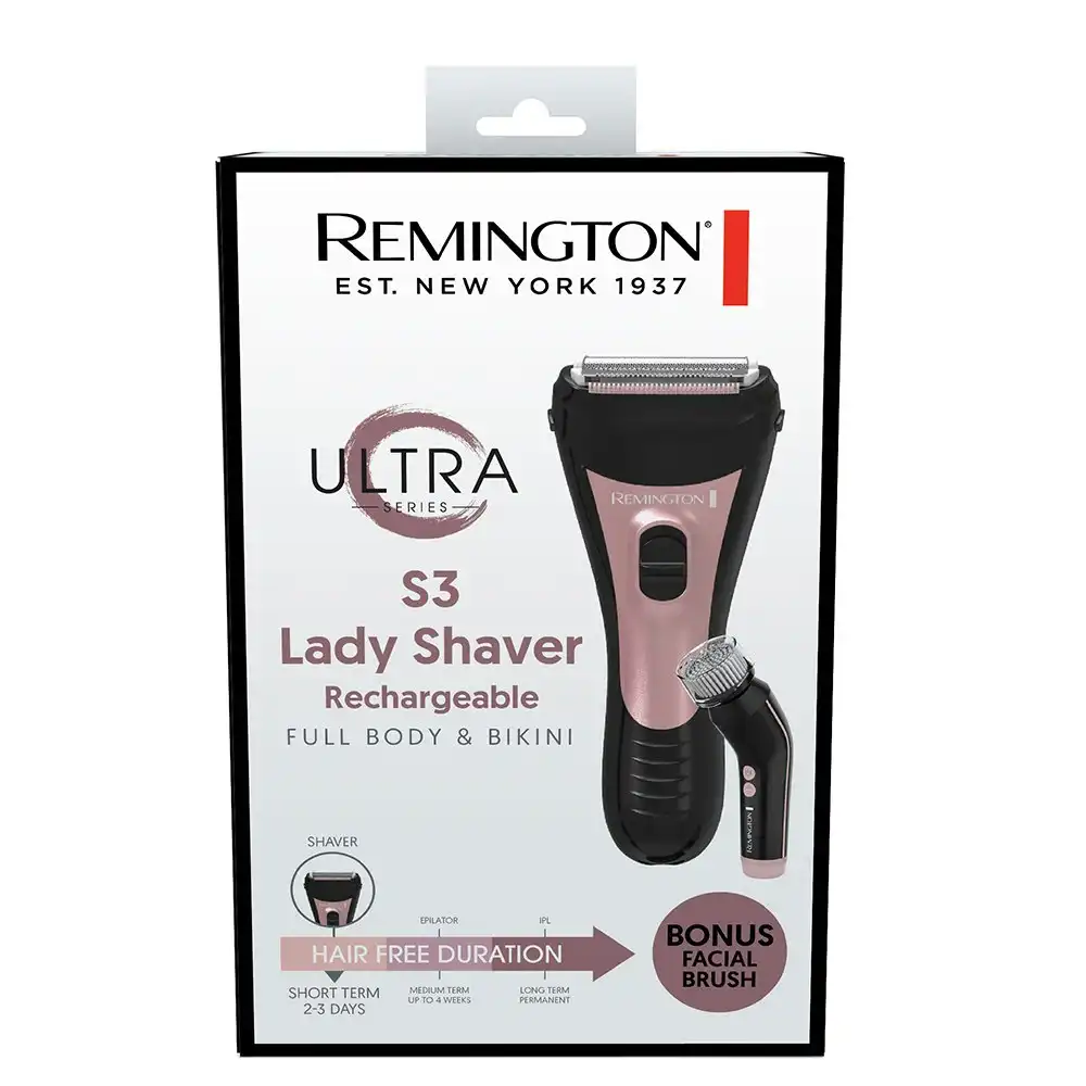 Remington Lady S3 Smooth Hypoallergenic Women Bikini/Body Hair Shaver/Trimmer