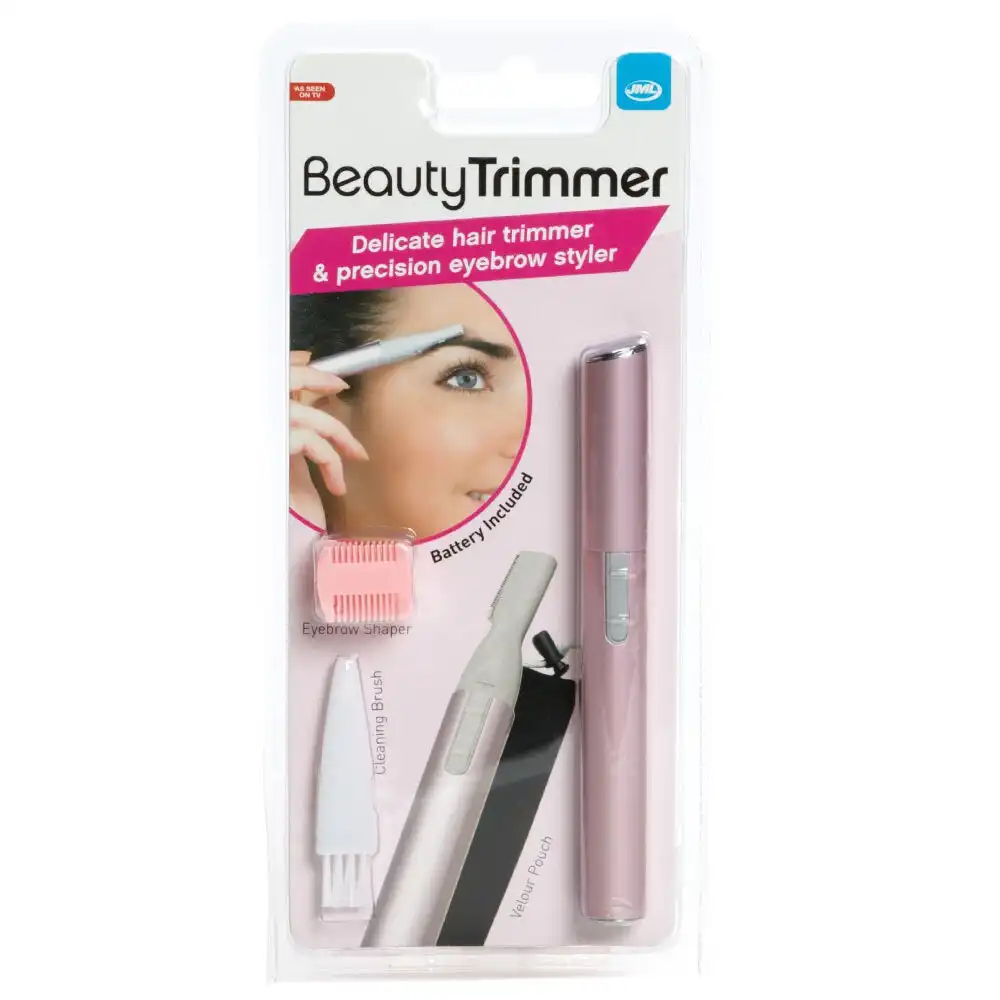 JML Hair Beauty Woman Portable Facial Hair Trimmer/Eyebrow Liner/Brow Pink