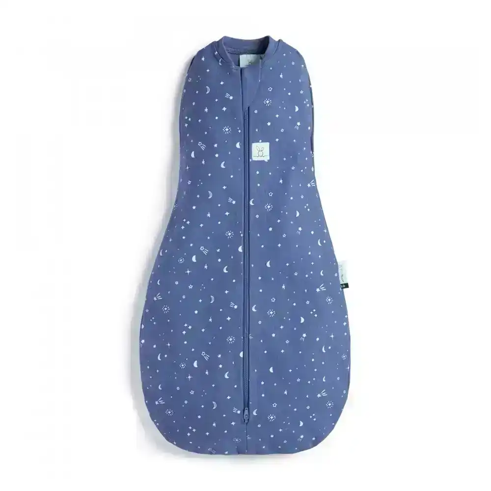 ergoPouch Cocoon Swaddle Organic Cotton Baby Sleep Bag TOG 0.2 Size 6-12m Sky