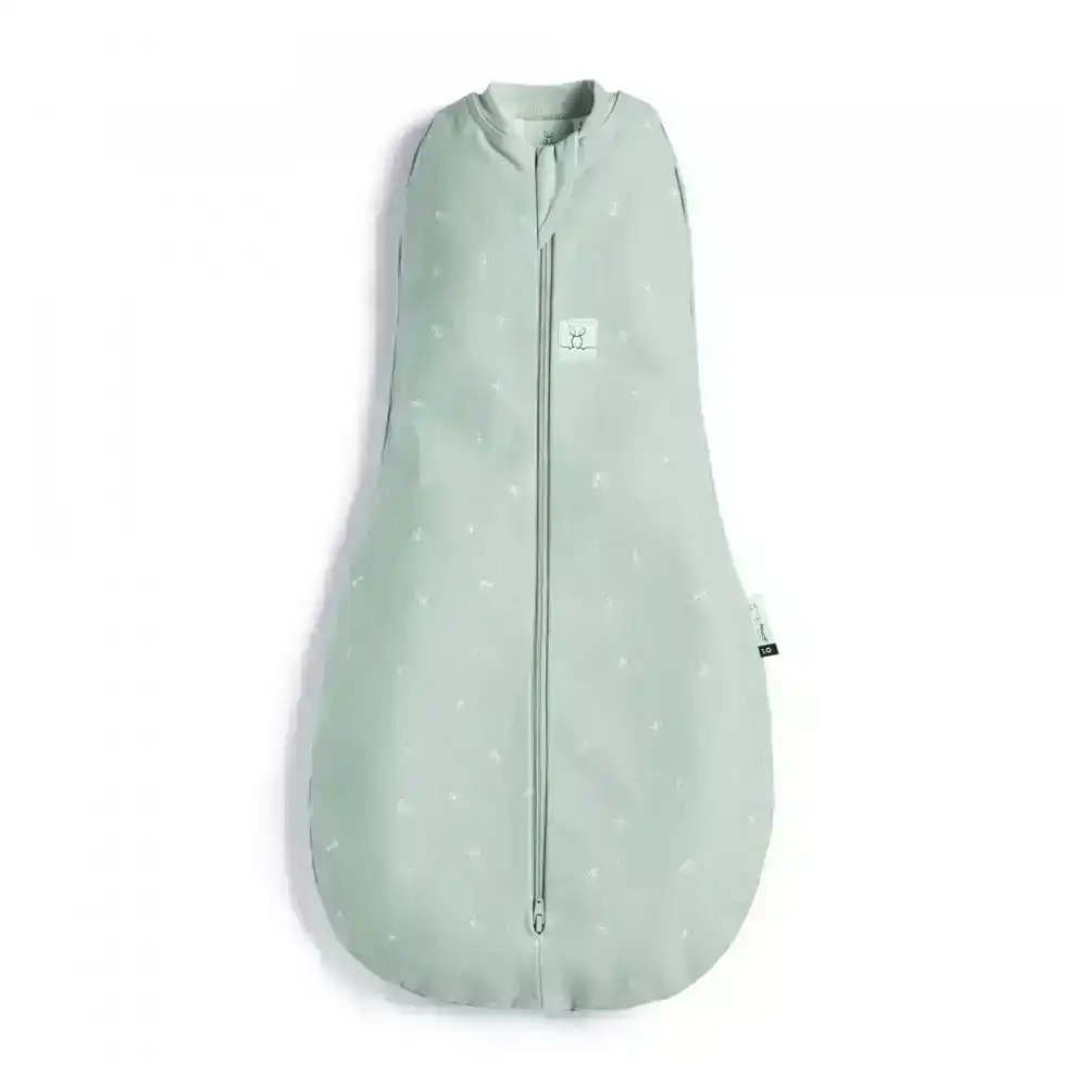 ergoPouch Cocoon Swaddle Organic Cotton Baby Sleep Bag TOG 0.2 Size 3-6m Sage