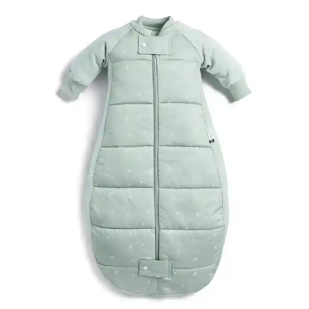 ergoPouch 3.5 TOG Baby Sheeting/Sleeping Bag Organic Cotton Size 8-24m Sage GRN