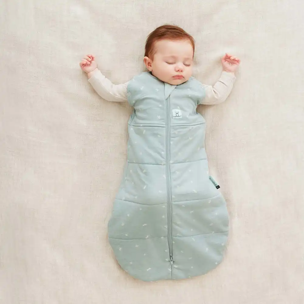 ergoPouch Organic/Cotton 2.5 TOG Cocoon Swaddle Bag 0-3m for Baby/Infant Sage