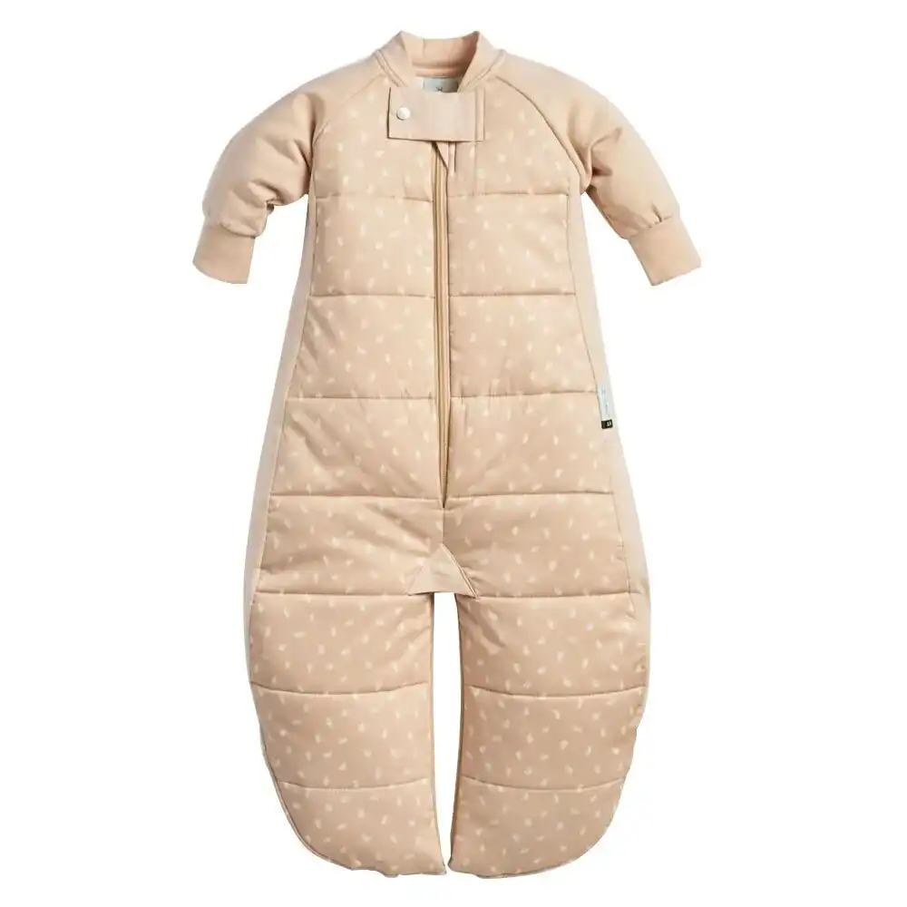 ergoPouch Sleep Suit Organic Cotton Sleeping Bag TOG 3.5 for Baby 8-24m Golden