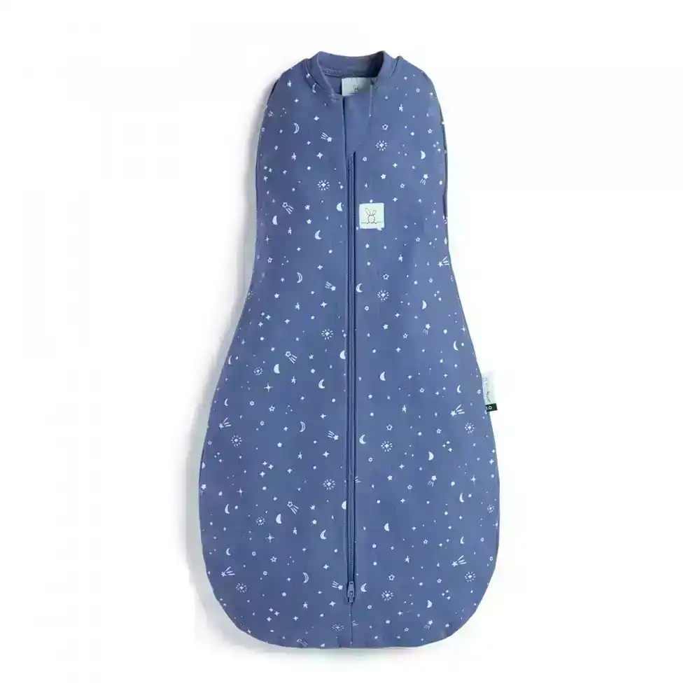 ergoPouch Cocoon Swaddle Organic Cotton Baby Sleep Bag TOG 0.2 Size 0-3m Sky