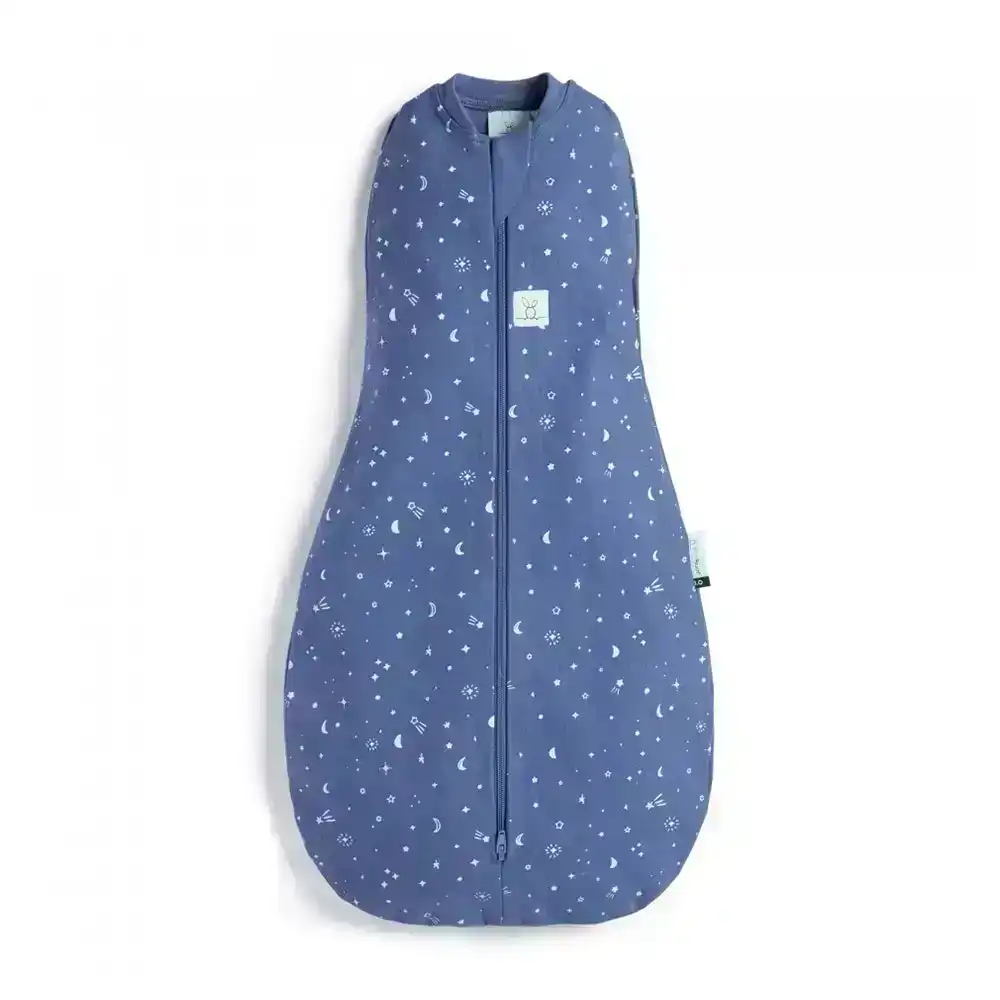 ergoPouch Cocoon Swaddle Organic Cotton Baby Sleep Bag TOG 1.0 Size 3-6m Sky