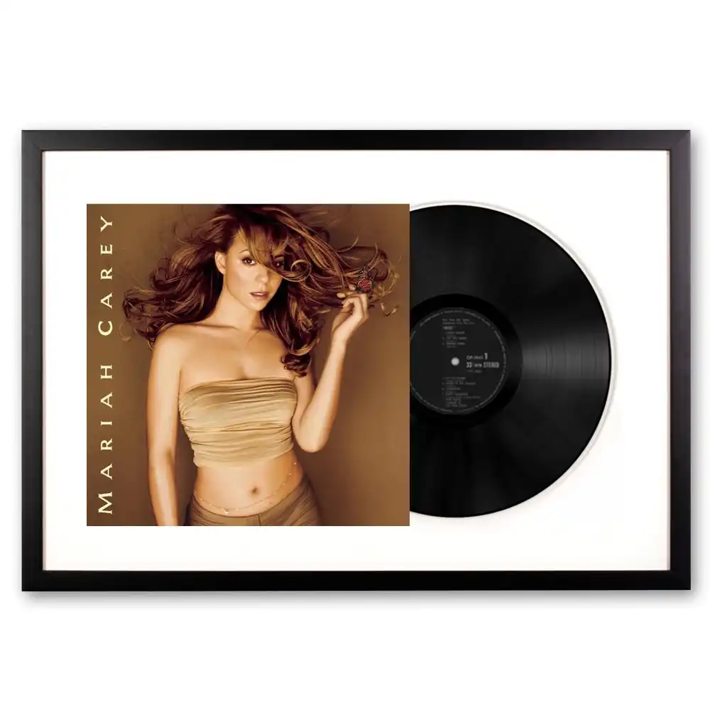 Framed Mariah Carey Butterfly Vinyl Album Art