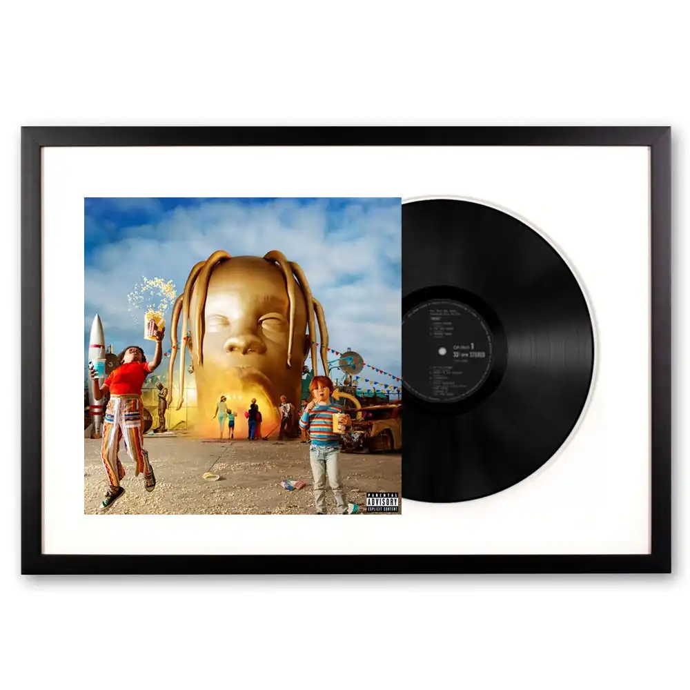 Framed Travis Scott Astroworld Vinyl Album Art