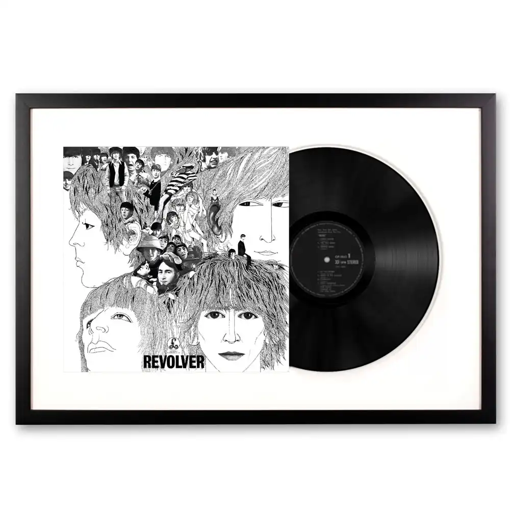 Framed The Beatles - Revolver - Vinyl Album Art