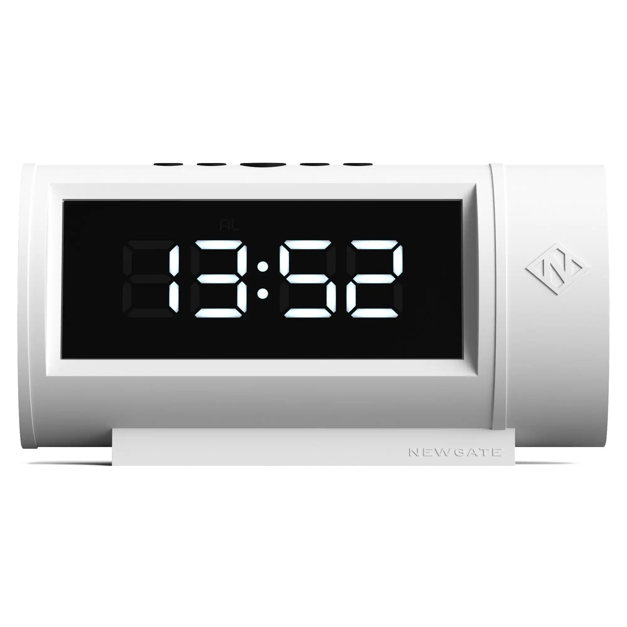 Newgate Pil Led Alarm Clock White