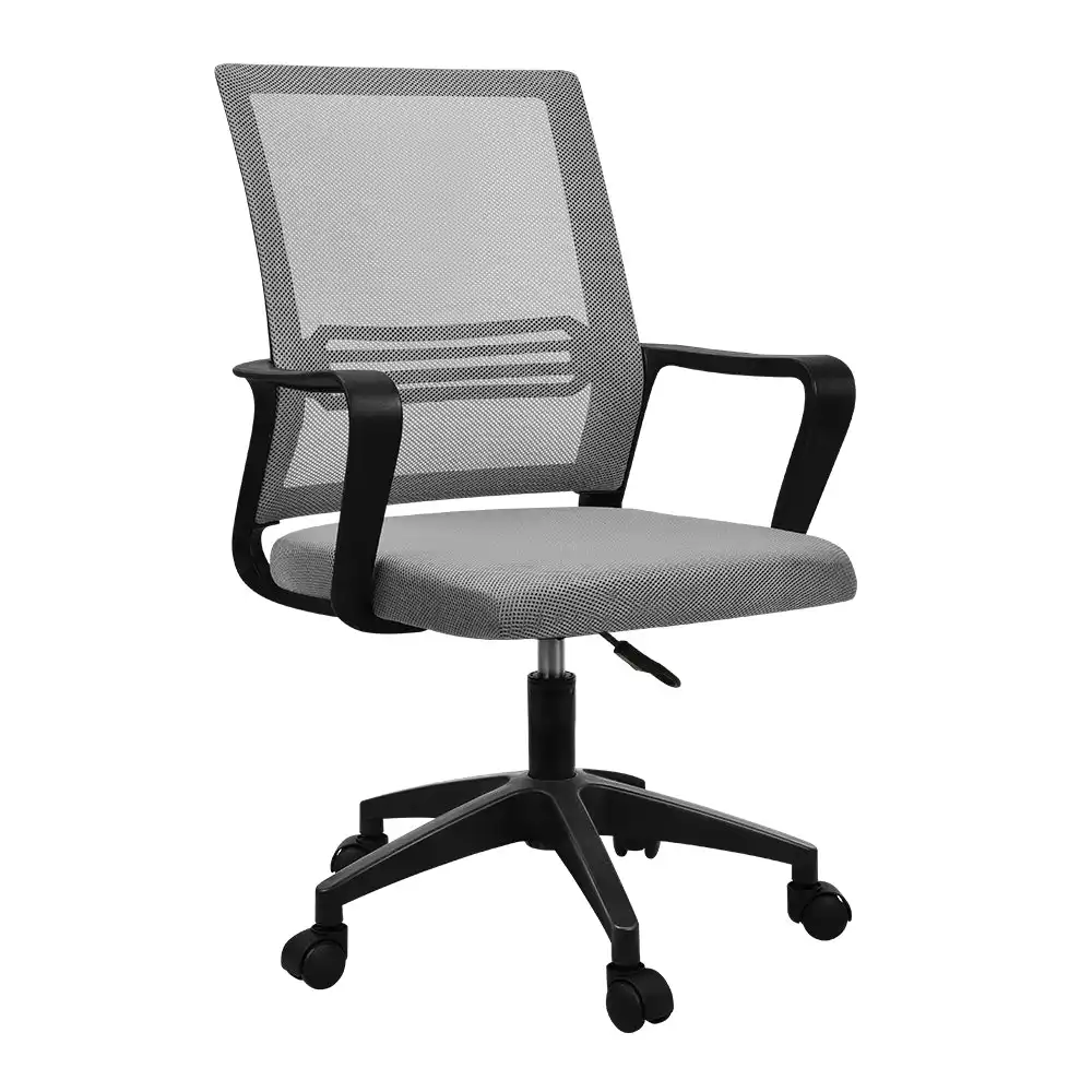 Furb Office Chair Computer Mesh Executive Chairs Study Work Lifting Seat Black Light Grey