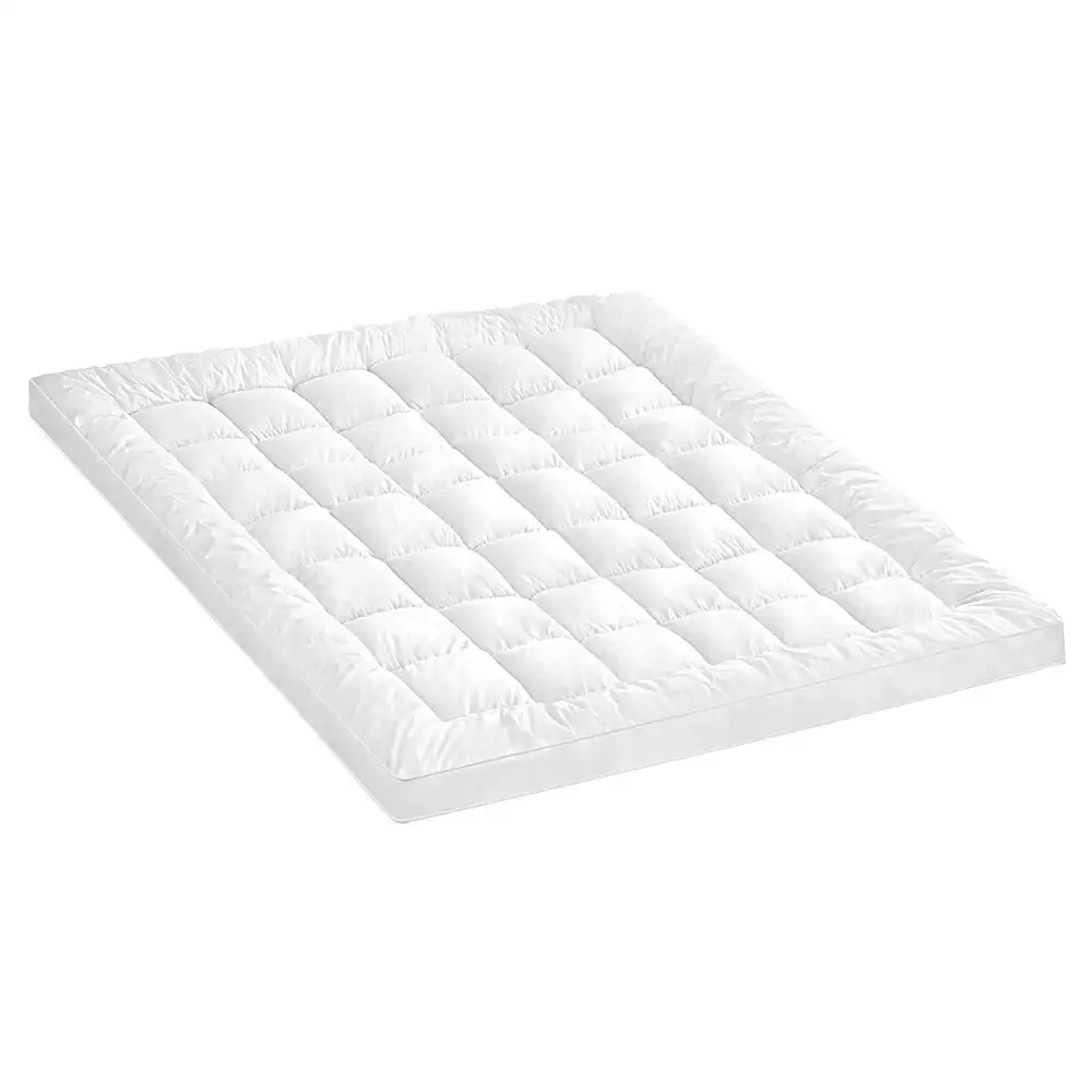 Mona Bedding 1100GSM Mattress Protector Bamboo Fibre Pillowtop Topper Cover King Bed Underlay Pad