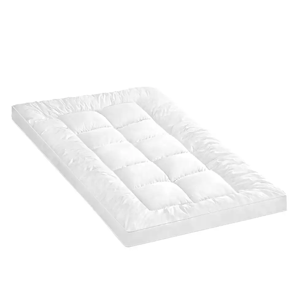 Mona Bedding Bamboo Fibre Pillowtop Mattress Topper Protector Cover Mat Single Size Bed Underlay Pad