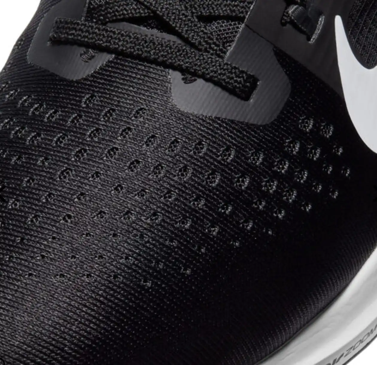 Nike Men's Air Zoom Vomero 15 Running Shoes Training Low Top Sneaker - Black/White