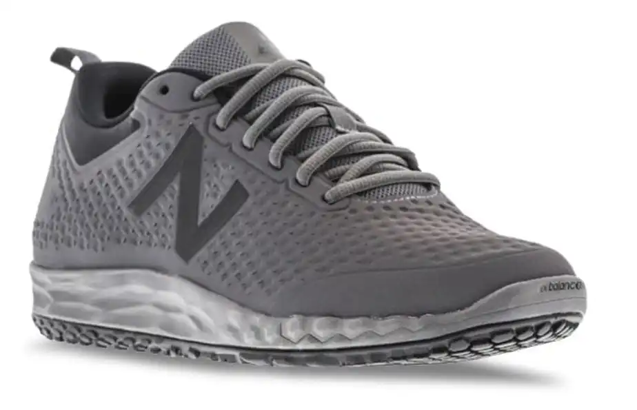 New Balance Men's Slip Resistant 2E Wide Fit Work Shoes - Grey/Black