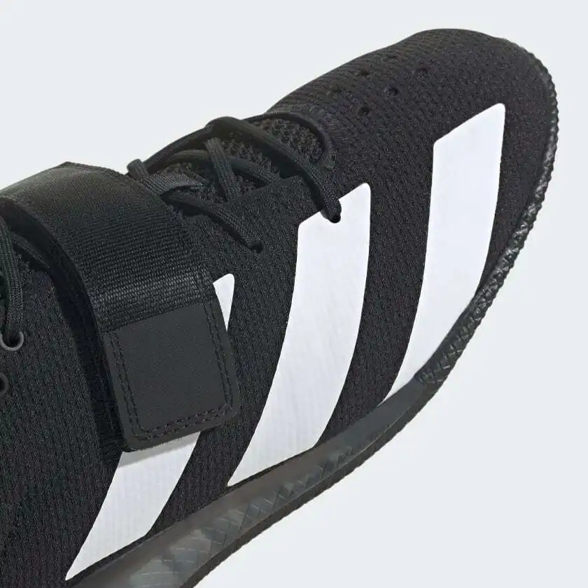 Adidas Men's Adipower Weightlifting II Training Runners Shoes - Black/White