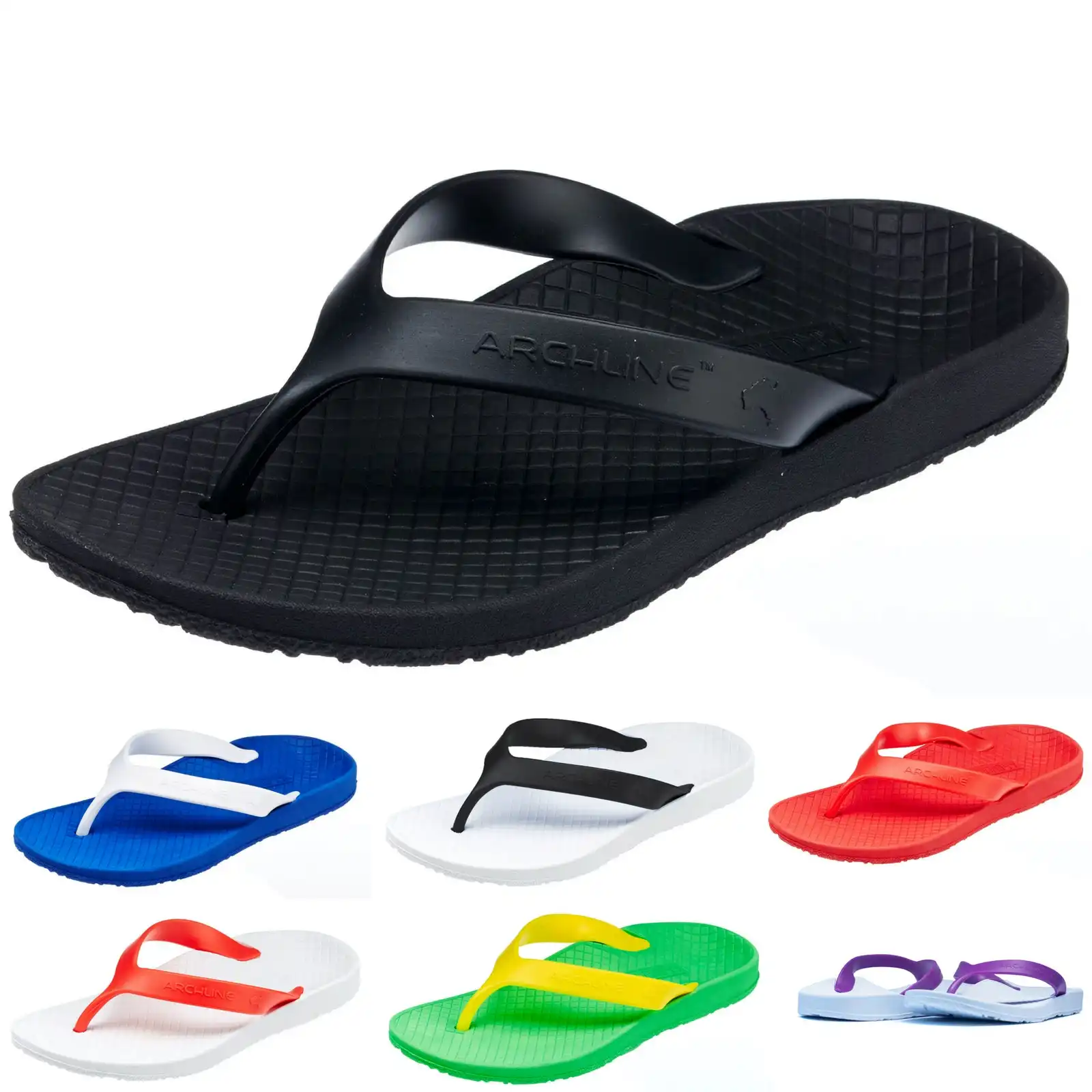 Archline Orthotic Thongs Arch Support Shoes Footwear Flip Flops