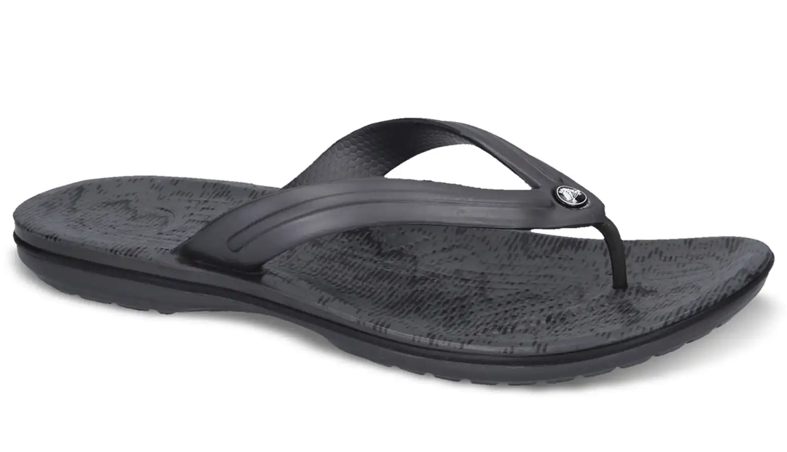 Crocs Flip Flops Thongs Crocband Cardio Wave Flip Relaxed Fit - Graphite/Black