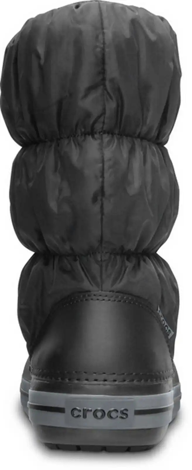Crocs Women's Ladies Winter Warm Puff Boot Puffer - Black/Charcoal