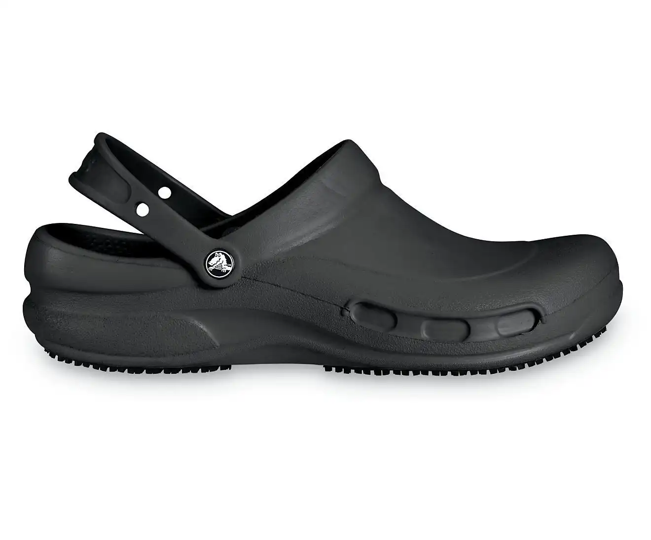 Crocs Bistro Slip Resistant Clogs Shoes Sandals Work Occupational - Black