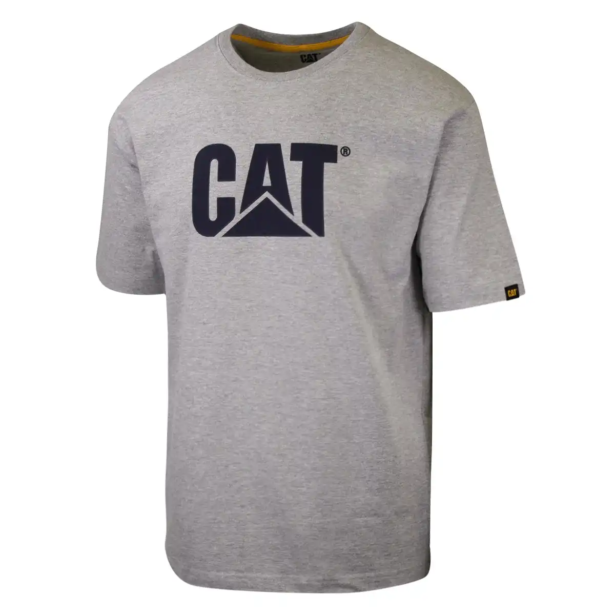 Caterpillar T Shirt Men CAT Short Sleeve TM Logo Tee T- Shirt Cotton Top