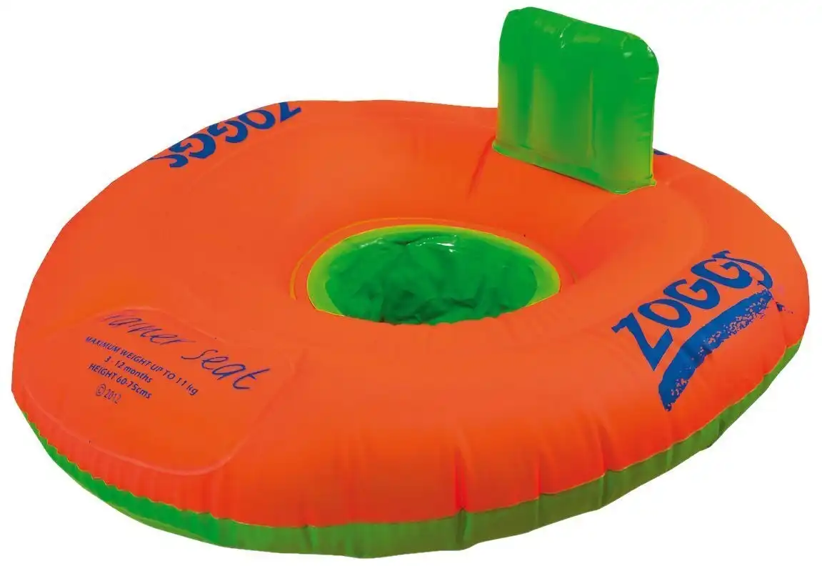 Zoggs Stage 1 Trainer Seat Children's Swimming Floatie Zoggy Kids Learn Training Inflatable