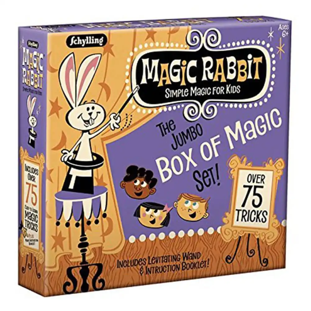 Schylling Magic Rabbit Jumbo Box of Magic Tricks