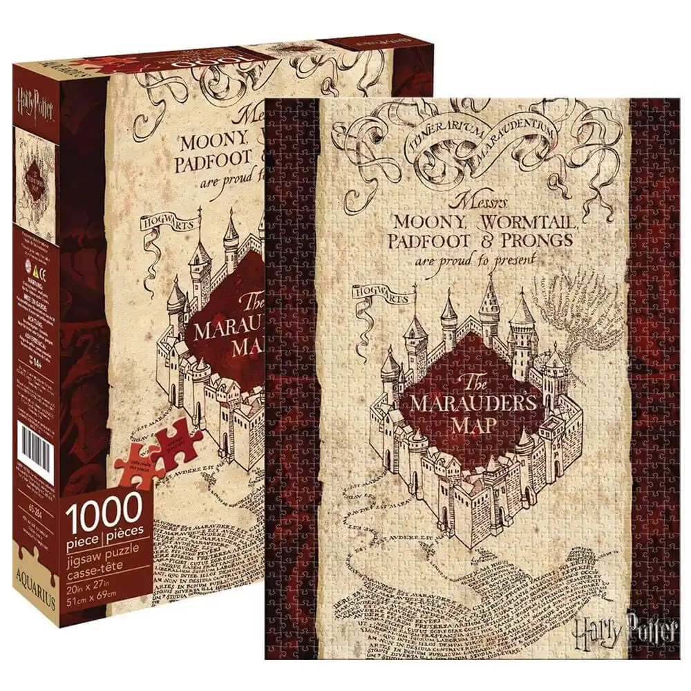 Harry Potter Maruaders Map 1000pc Puzzle