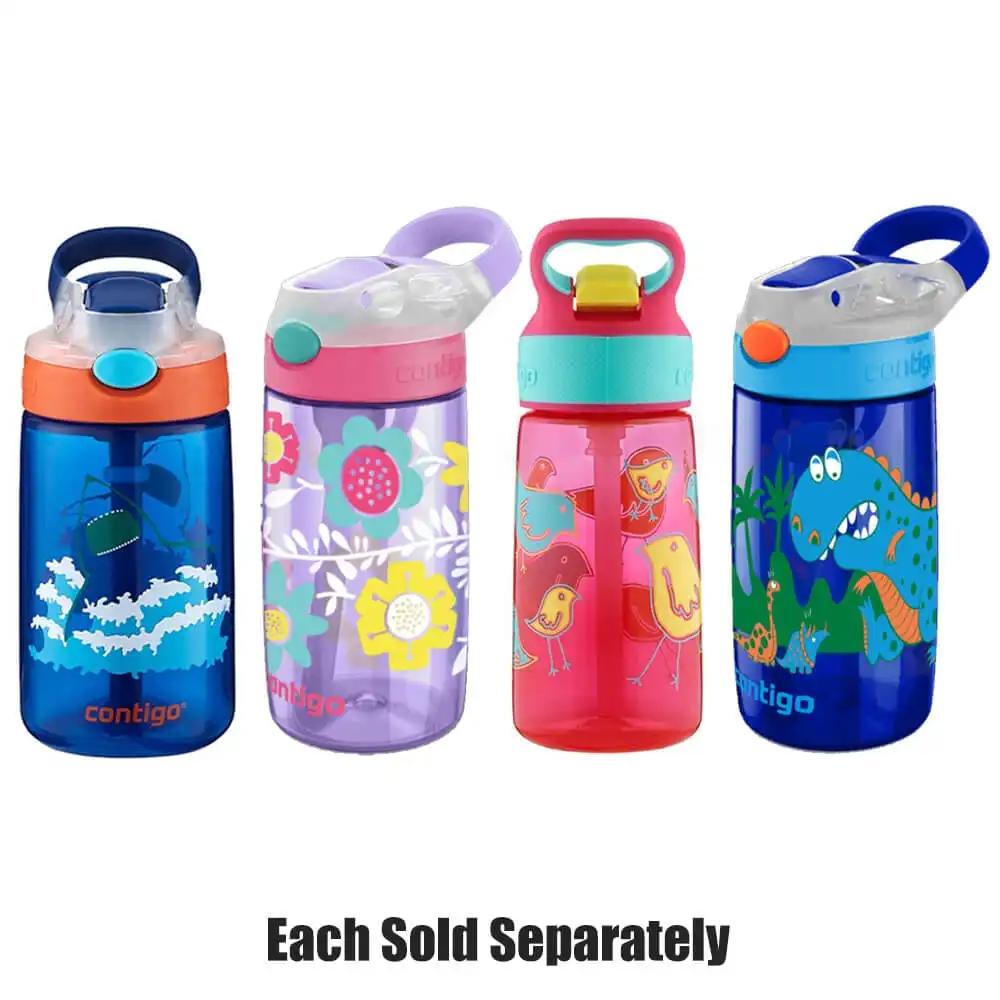 Kids Multi-Pack Water Bottles with Straw 4 or 8Pk