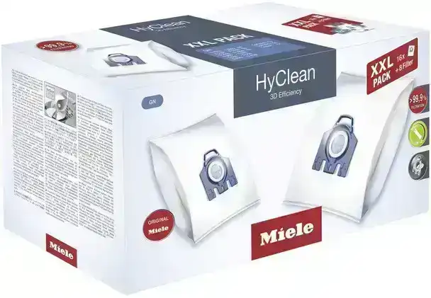 Miele Hyclean XXL Pack 3D Efficiency GN Vacuum Cleaner Dustbags Red