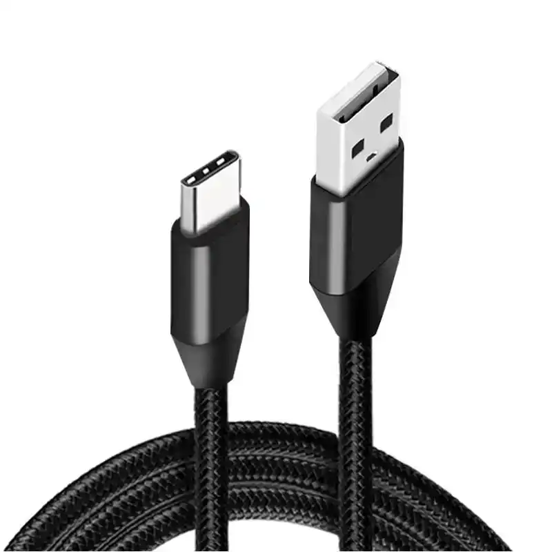 USB-C to USB-A Cable USB Braided IF Certified (Black)